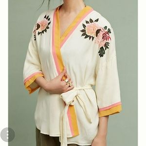 PAULA EMBROIDERED KIMONO